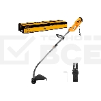 Триммер электрический Deko DKTR1150 1150Вт разбор.штан. реж.эл.:леска упак.:1шт., фото2