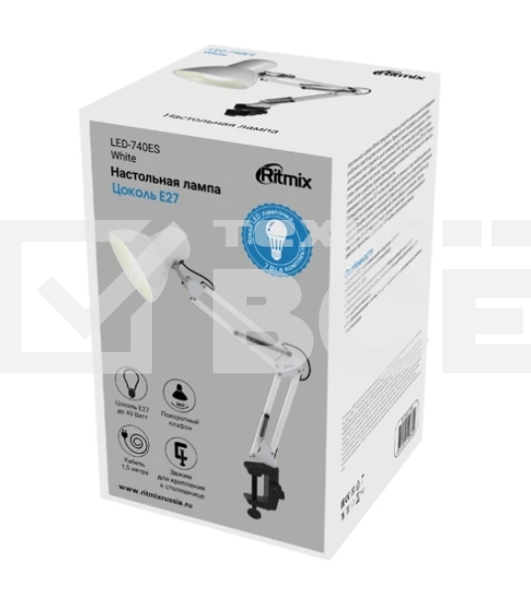 Светильник настольный Ritmix LED-740ES белый