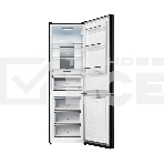 Холодильник Kuppersberg RFCN 2013 BG черное стекло двухкамерный 240/95л морозилка снизу, No Frost, фото3