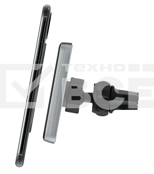 Автомобильное беспроводное зарядное устройство Qumo PowerAid Qi C Charger V2 (Charger 0009), 10 Вт, 1 контур