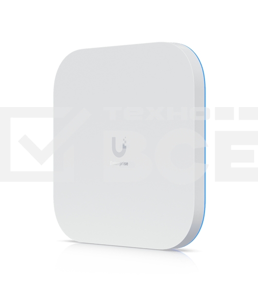 Точка доступа Wi-Fi Ubiquiti UniFi E7 AP 2,4+5+6 ГГц, Wi-Fi 7, 4х4 MU-MIMO, 802.3bt, 1х 10G RJ45, 1х 1G RJ45