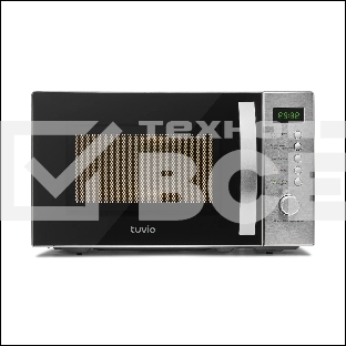 Микроволновая печь Tuvio MG7T20SM1 с функцией гриля и разморозки, серебристый/черный