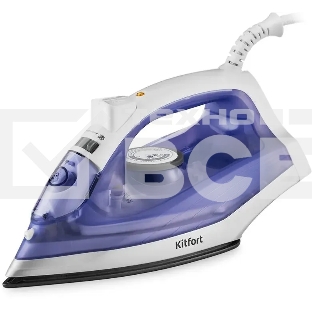 Утюг Kitfort KT-2603 1300 Вт белый/фиолетовый
