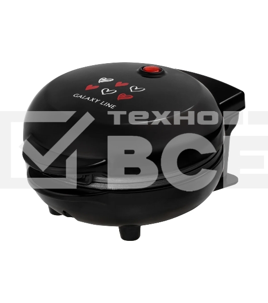 Вафельница Galaxy Line GL 2980 800Вт черный