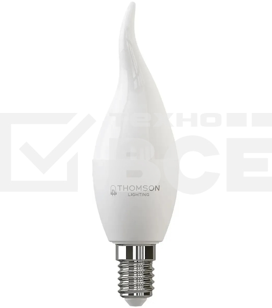 Лампа cветодиодная LED Thomson TH-B2026 E14, свеча на ветру, 6Вт, 4000К, белый нейтральный