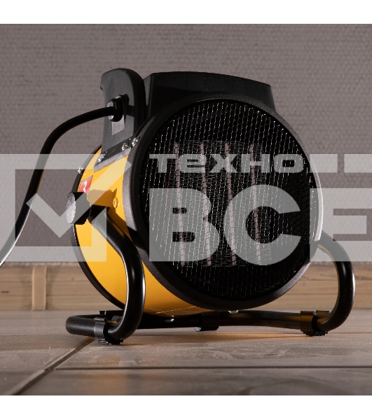 Тепловая пушка керамический нагреватель (тепловентилятор) Denzel DHC 2-100, 230В, 0,025/1/2 кВт