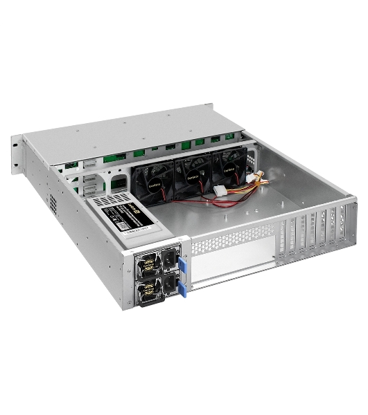 Серверный корпус ExeGate Pro 2U550-HS12 (RM 19', высота 2U, глубина 550, Redundant БП 2x1000W, 12xHotSwap, USB)
