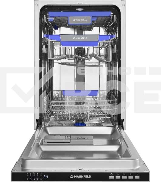 Встраиваемая посудомоечная машина Maunfeld MLP45230, белый, 44.8 см, 10 компл., 47 дБ, класс A++