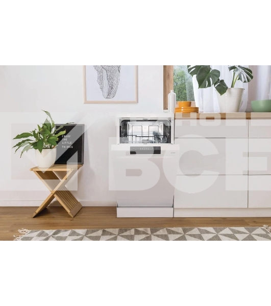 Посудомоечная машина Gorenje GS520E15W, белая, 44.8 см, 9 компл., 47 дБ, класс A++