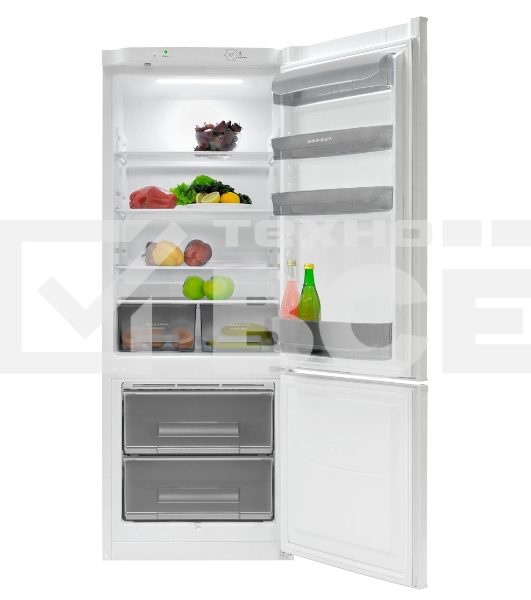 Холодильник Pozis МИР ХМ-162-2 W белый двухкамерный 205/80л морозилка снизу