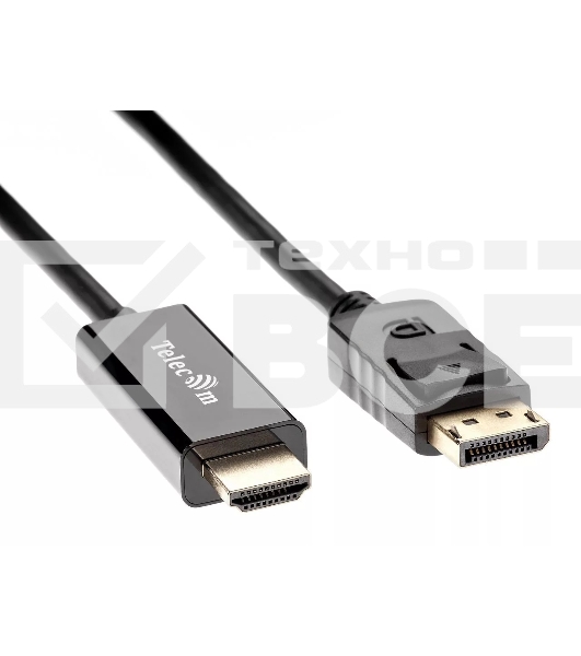 Кабель-переходник DisplayPort M-> HDMI M 1.8m Telecom [TA494)