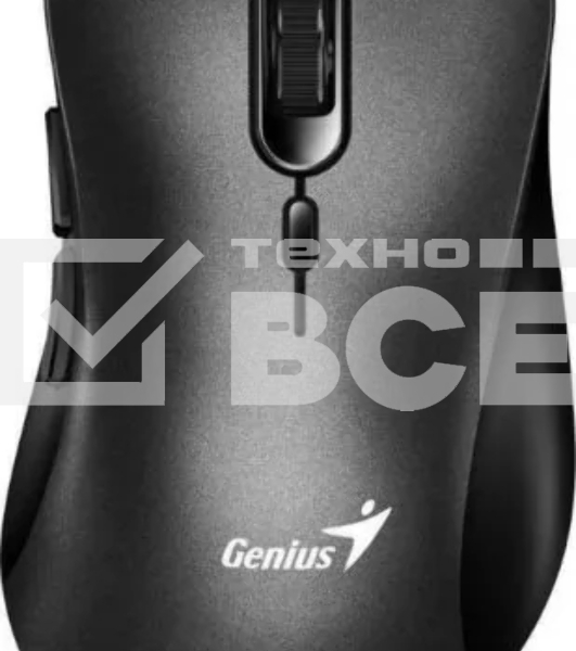 Мышь беспроводная Genius Ergo 8100S черный, 1600 dpi, радиоканал, USB, кнопки - 6