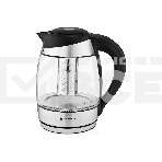 Чайник электрический BRAYER BR1021 2200Вт.1,7 л, стекло, эл.уп, 60-100 °С, Под. t, подсветка, черн., фото4