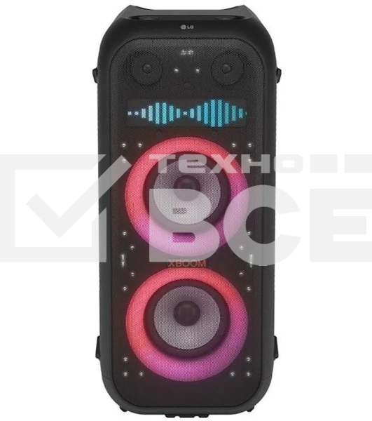 Минисистема LG XBOOM XL9T черный/красный 1000Вт USB BT