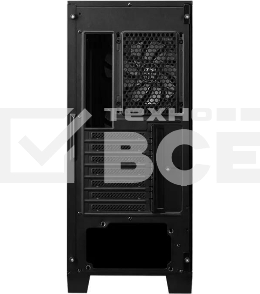 Компьютерный корпус MSI MAG Forge 321R Airflow черный без БП ATX 4x120mm 2xUSB3.0 1xUSB3.1 audio bott PSU