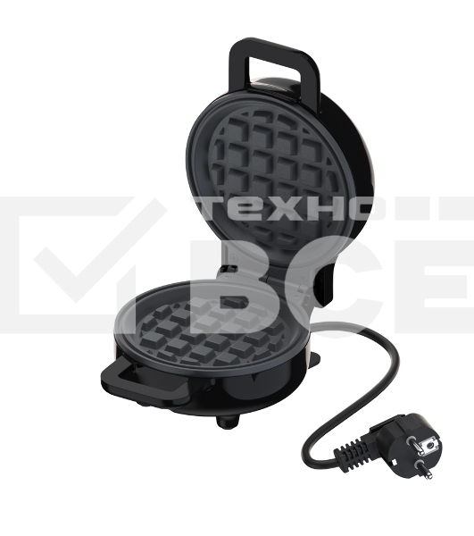 Вафельница для венских вафель Maxvi SM552P черный