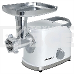 Мясорубка электрическая АКСИНЬЯ КС-2004 белый, 3000 Вт, 3.0 кг/мин, реверс, защита от перегрузки, насадки - 6, фото 1