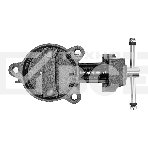 Тиски слесарные Denzel BVH-100 100 мм, поворотные, стальная направляющая, с наковальней, фото3