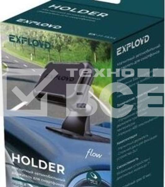 Автомобильный держатель EXPLOYD EX-H-1454 4'' - 6.5''/Ray/черный