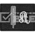 Шильд-символ Moleskine Zodiac Лев, металл, серебристый, коробка с европодвесом, PINLEOSILV, фото 1