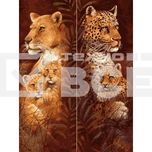 Картина по номерам БЕЛОСНЕЖКА 970-AS Оптическая иллюзия