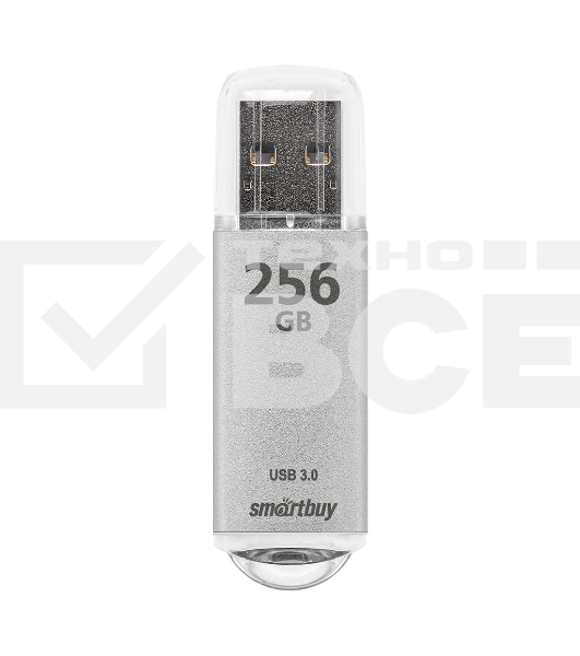 Флешка USB 3.0 SmartBuy 256 Gb V-Cut серебристый(SB256 GbVC-S3)
