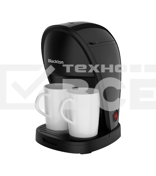 Кофеварка капельная Blackton Bt CM1113 Black. Мощность: 450 Вт, Объем: 0.3 л, Многоразовый фильтр и мерная ложка в комлекте, Одновременное приготовление 2-ух чашек кофе, Объем одной чашки: 0.15 л, Две керамические чашки в комплекте, Индикатор включения/от