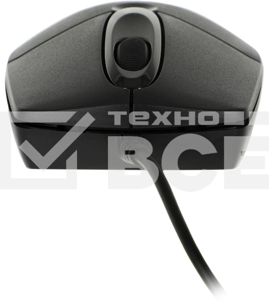 Мышь проводная A4Tech OP-720 черный, 1200 dpi, USB, кнопки - 3