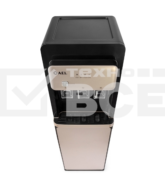 Кулер для воды AEL LD-AEL-806a, нижняя загрузка, нагрев 95 °С, охлаждение 10 °С, черный/золотистый