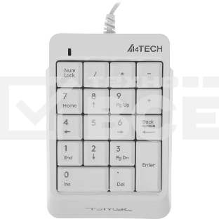 Числовой блок проводной A4Tech Fstyler FK13P, USB, белый
