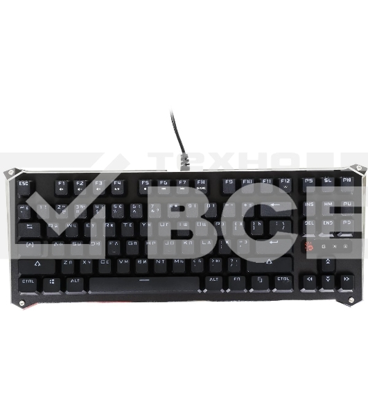 Клавиатура A4 B930 механическая черный USB Gamer LED