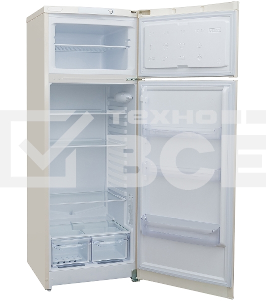 Холодильник Stinol TS 167 E бежевый двухкамерный 167/72 л морозилка сверху, капельная система