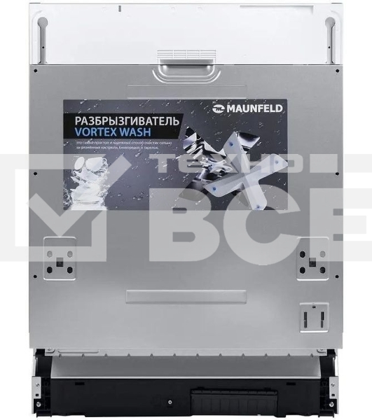 Встраиваемая посудомоечная машина Maunfeld MLP-12IMR, черный, 59.8 см, 14 компл., 44 дБ, класс A++