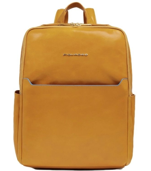 Рюкзак женский Piquadro Blue Square CA6678B2/G горчичный кожа