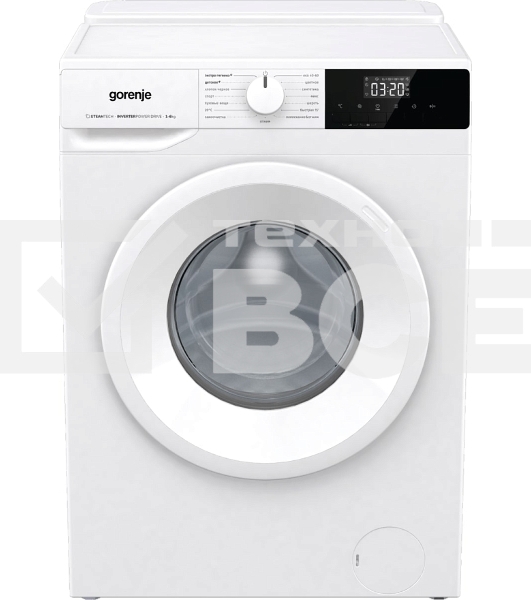 Стиральная машина Gorenje W2NHPI62SCSIRV 20010441 белый, загрузка фронтальная с баком 6 кг, 1200 об/мин., класс: А