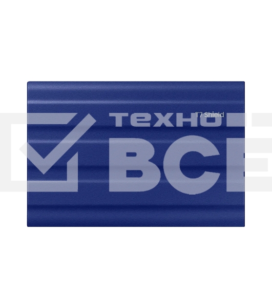 Накопитель SSD Samsung T7 Shield MU-PE1T0R/WW, USB3.2, 1ТБ, синий