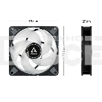 Вентилятор корпусной ARCTIC P12 PWM ACFAN00231A черный 120мм 2000rpm 36db 3-pin, фото3