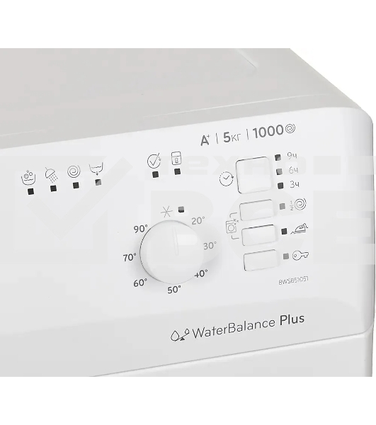 Стиральная машина Indesit BWSB 51051 белый, загрузка фронтальная 5 кг, 1000 об/мин., класс: А