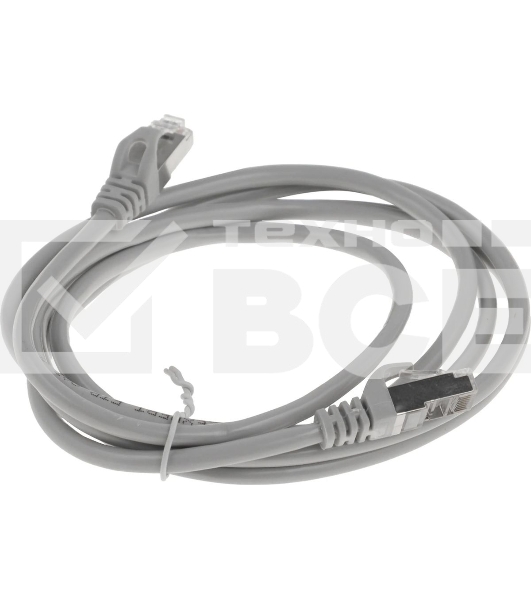 Патч-корд Premier PP6-2M 10000Гбит/с FTP 4 пары cat.6 CCA molded 2м серый RJ-45 (m)-RJ-45 (m)
