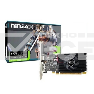 Видеокарта Ninja (Sinotex) GT710 4G DDR3 64BIT DVI HDMI VGA 1FAN RTL