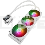 Система водяного охлаждения Thermalright Frozen Warframe 360 ARGB Soc-AM5/AM4/1200/1700/1851 белый 4-pin 29.8dB Al LCD Ret (F-WFRAME-360-WH-ARGB), фото6