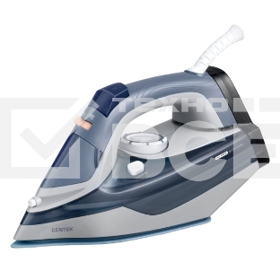 Утюг Centek CT-2323 серый/синий, 2800 Вт