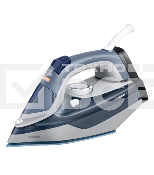 Утюг Centek CT-2323 серый/синий, 2800 Вт