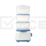 Пароварка электрическая Centek CT-1462 9л 1050Вт, таймер 60 мин, 3 контейнера, чаша для риса, резервуар 1,5л., фото2