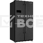 Холодильник Kuppersberg NMFV 18591 DX темный металл трехкамерный 390/170л морозилка снизу, No Frost, Side by Side, фото4