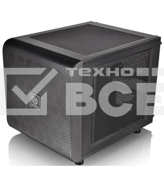 Компьютерный корпус Thermaltake Case Tt Core V21 CA-1D5-00S1WN-00 mATX/win/черный/USB 3.0/no PSU