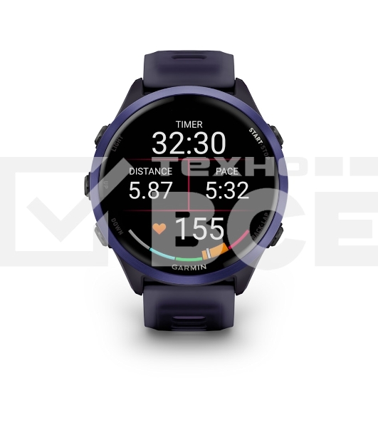 Смарт-часы Garmin Forerunner 570 фиолетовый, фиолетовый безель, фиолетовый ремешок 47мм
