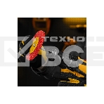 Щетка для дрели Denzel 100 мм, плоская, со шпилькой, нейлоновая щетина, фото2