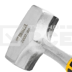 Кувалда Denzel 2 кг, цельнометаллическая, двухкомпонентная рукоятка, фото2