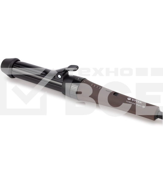 Электрощипцы Vitek VT-2521 (MC) черный/коричневый 1. Максимальная температура нагрева 210 °С 2. Технология PTC Heating 4. Автоматическое отключение 5. Индикация